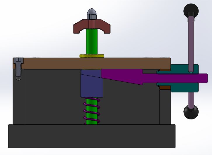 夹具-267 内平衡下拉式夹紧器